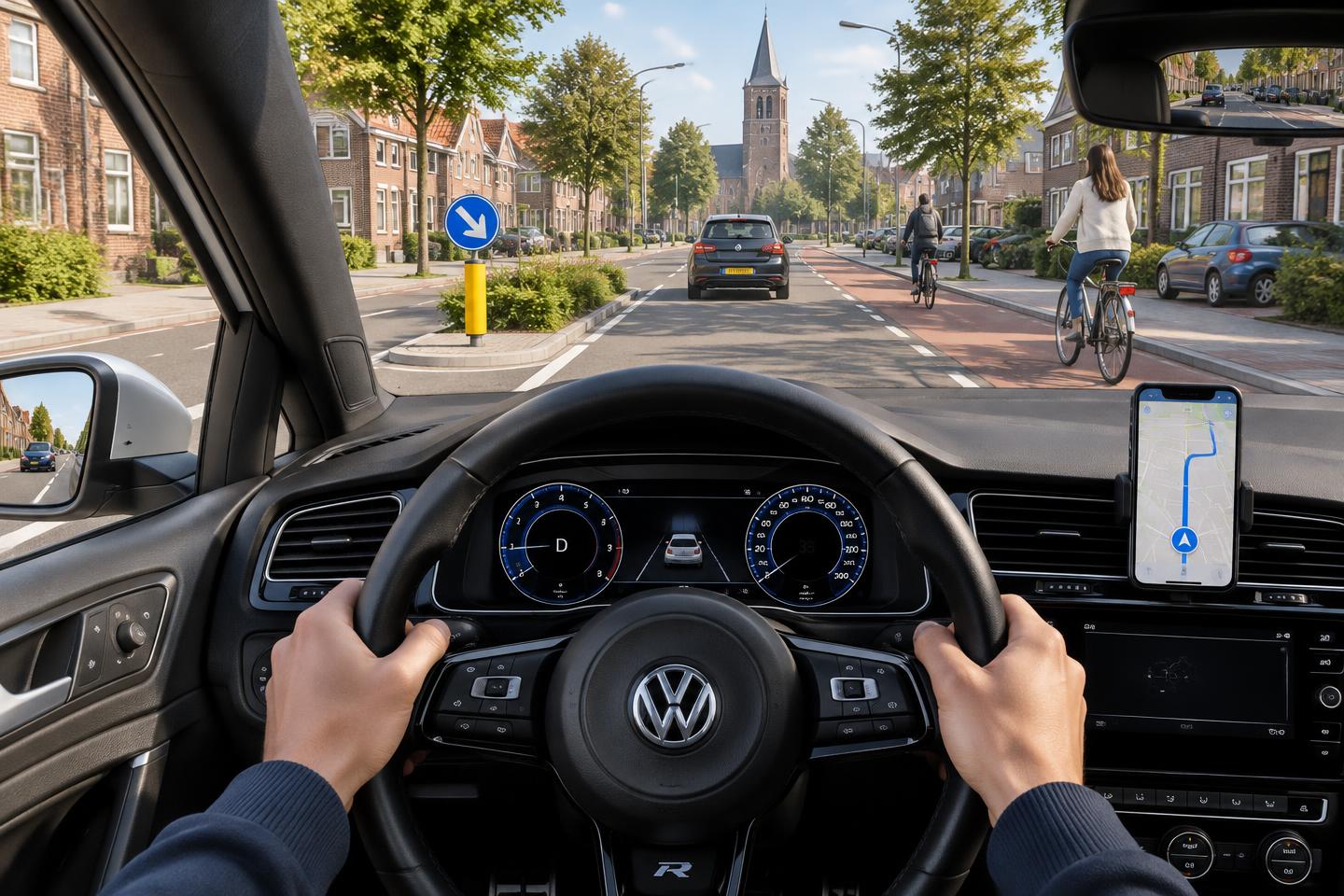 Verkeerssituatie bij deze vraag